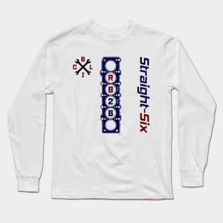 RB26 Straight Six Engine Long Sleeve T-Shirt